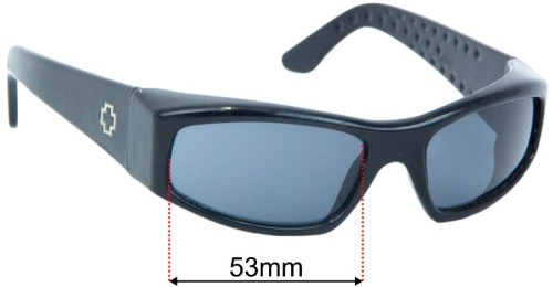 Glintbay Replacement Sunglass Lenses For Spy Optic Cooper XL - 100% UV Protection, HD Mirror Coating - View #13